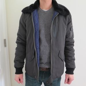 Native Youth Quilt-Lined Bomber Jacket
